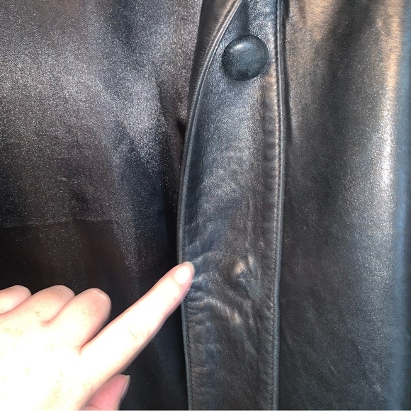 Bod & Christensen Black Mid Length Soft Leather Jacket - Picture 5 of 10
